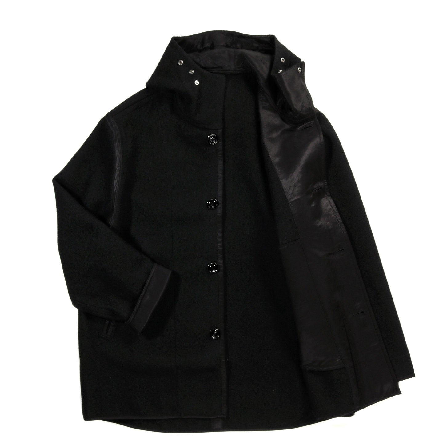 OUR LEGACY LINER JACKET BLACK STAMPED WOOL