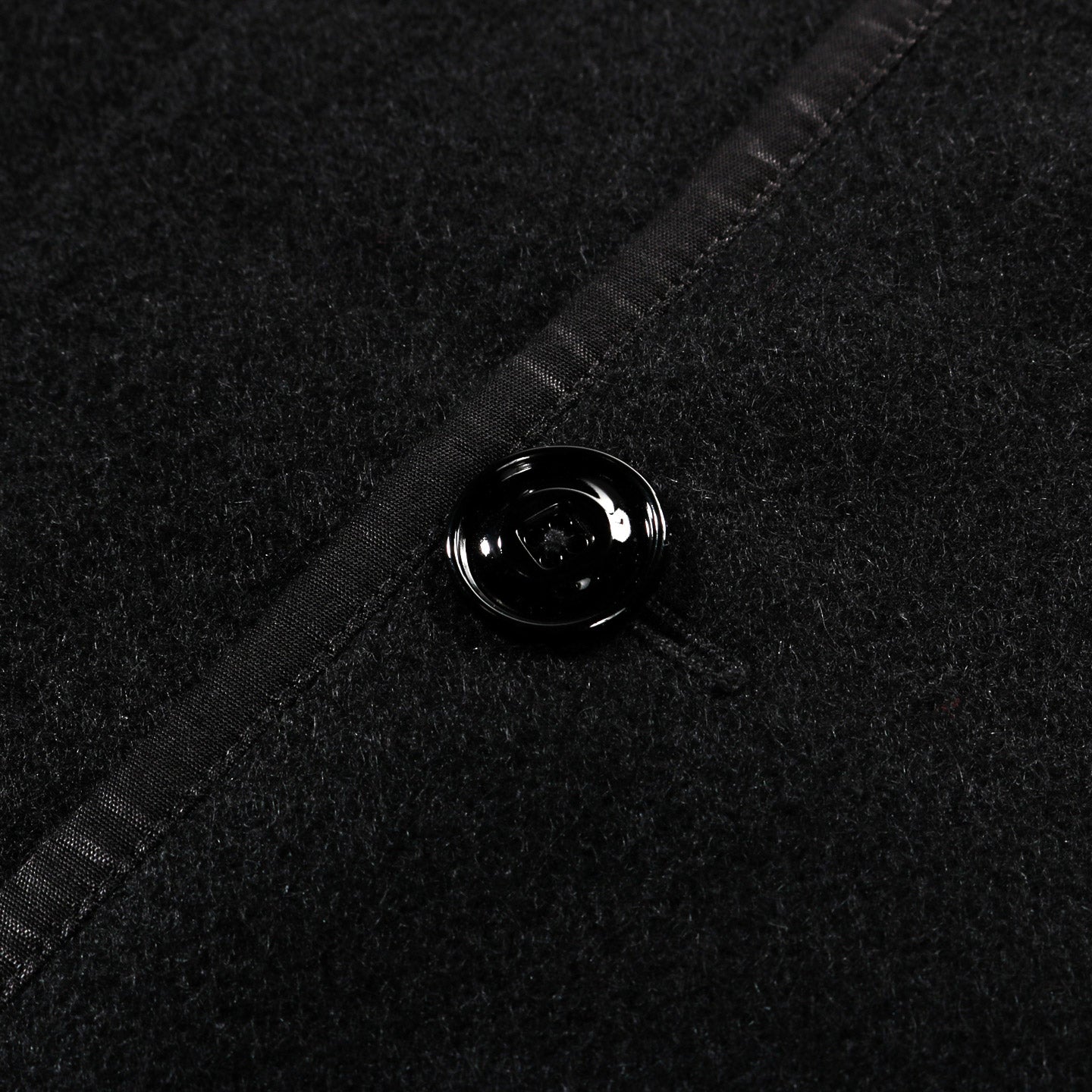 OUR LEGACY LINER JACKET BLACK STAMPED WOOL