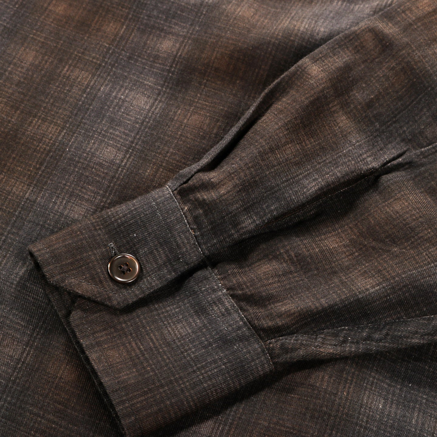 OUR LEGACY BORROWED SHIRT MORE CHECK PRINT