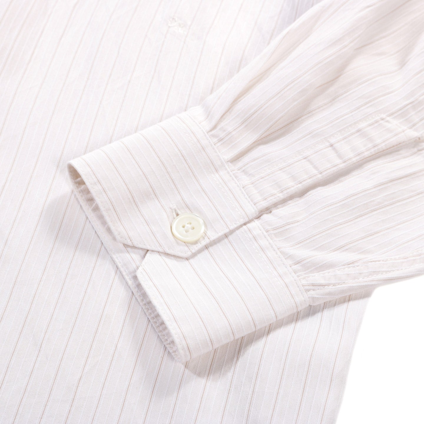 OUR LEGACY BEYOND SHIRT CREAM STRIPE CEREMONY VISCOSE