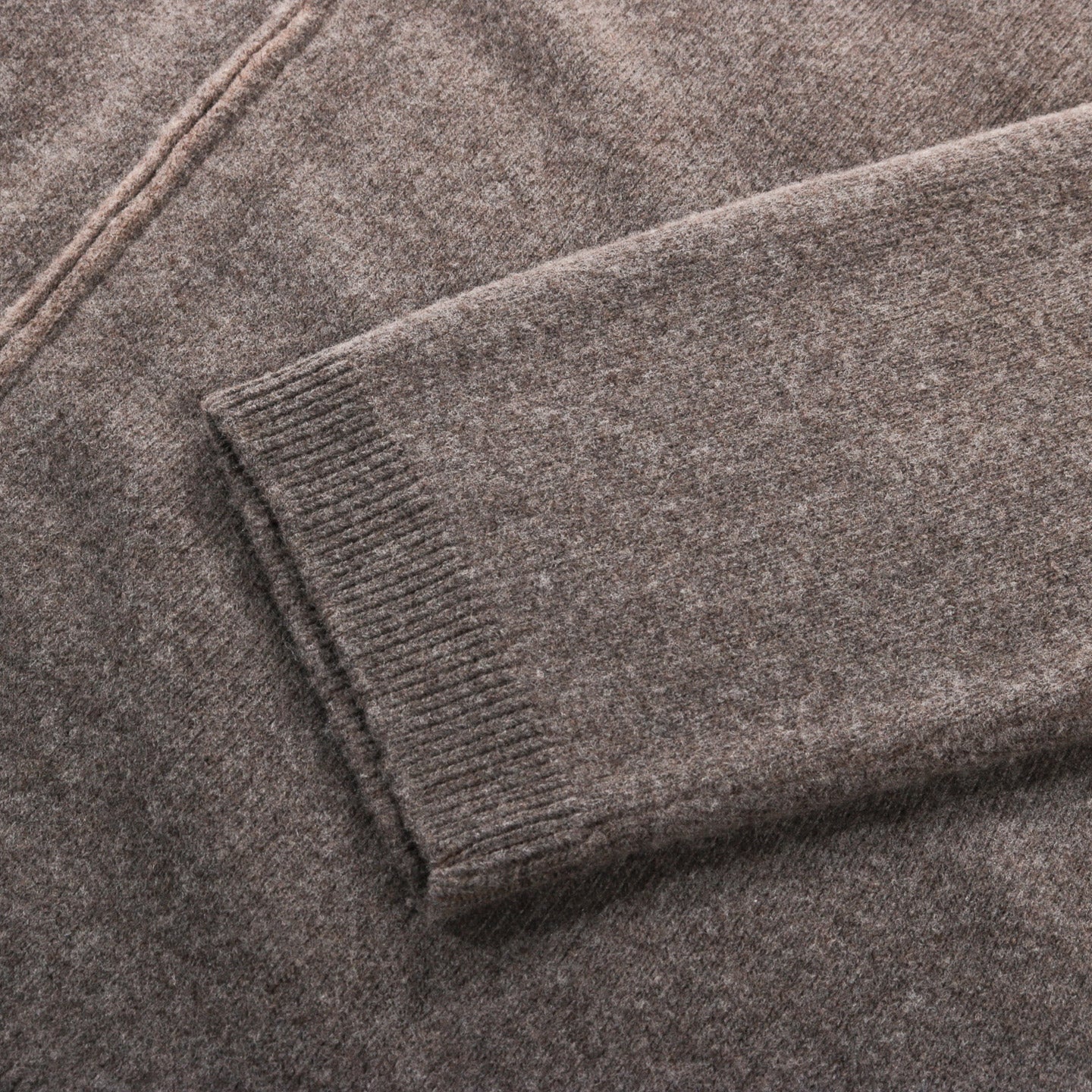 OUR LEGACY LINE ZIP CARDIGAN MUD SPRAY DYE CHERUB WOOL