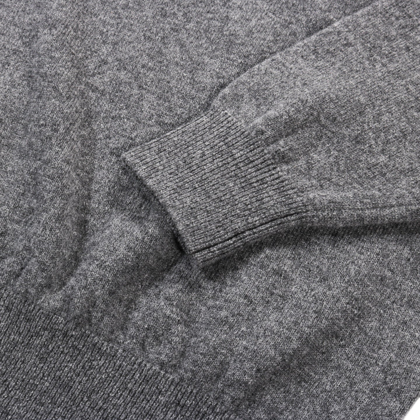ORSLOW WOOL CREW NECK SWEATER HEATHER GRAY