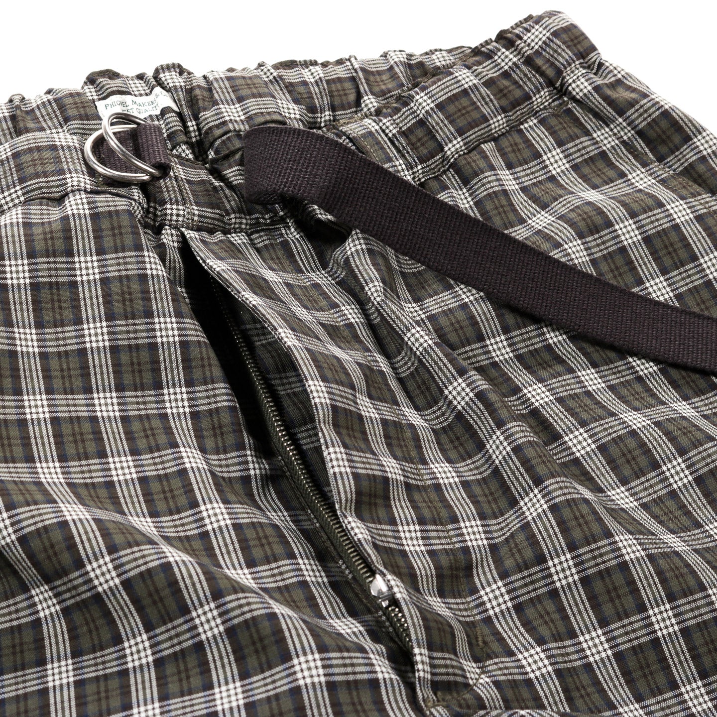 PHIGVEL MAKERS STRING TROUSERS OLIVE / BROWN