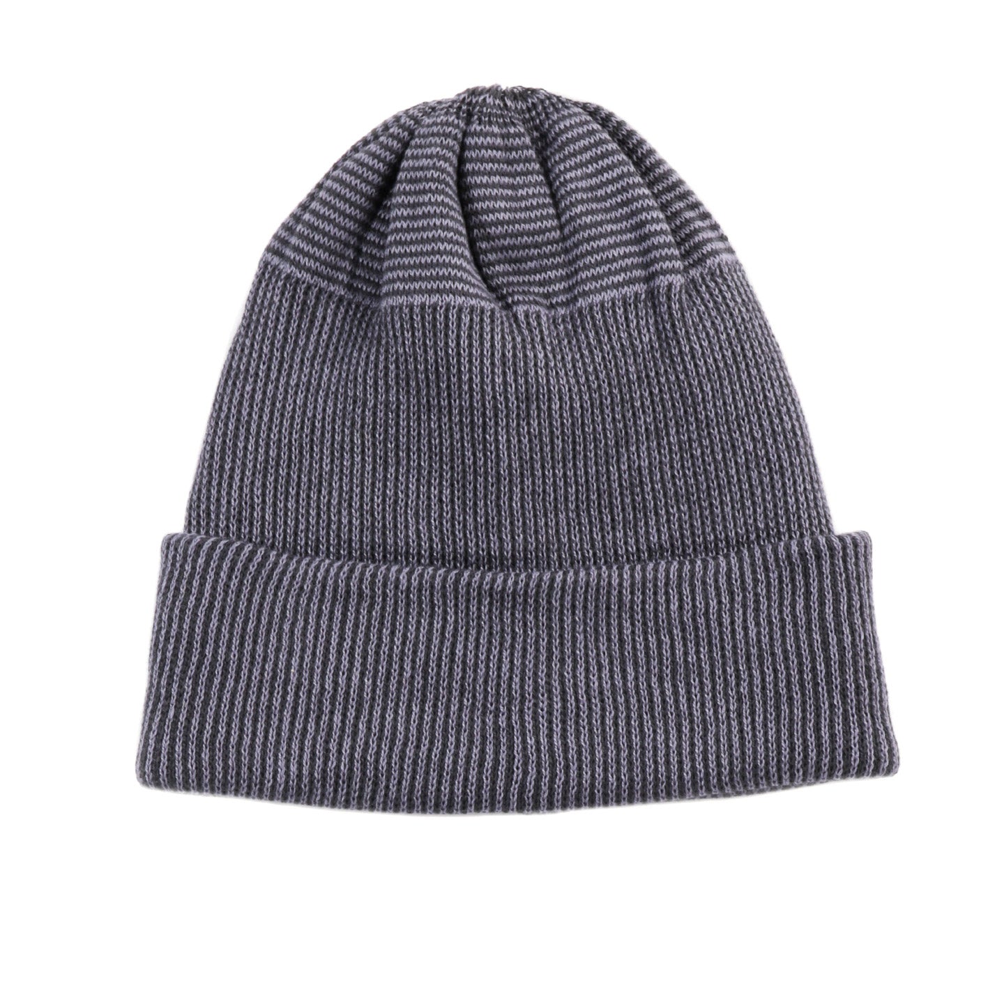 ROTOTO SUPER SOFT ACORN BEANIE FADED BLUE / CHARCOAL