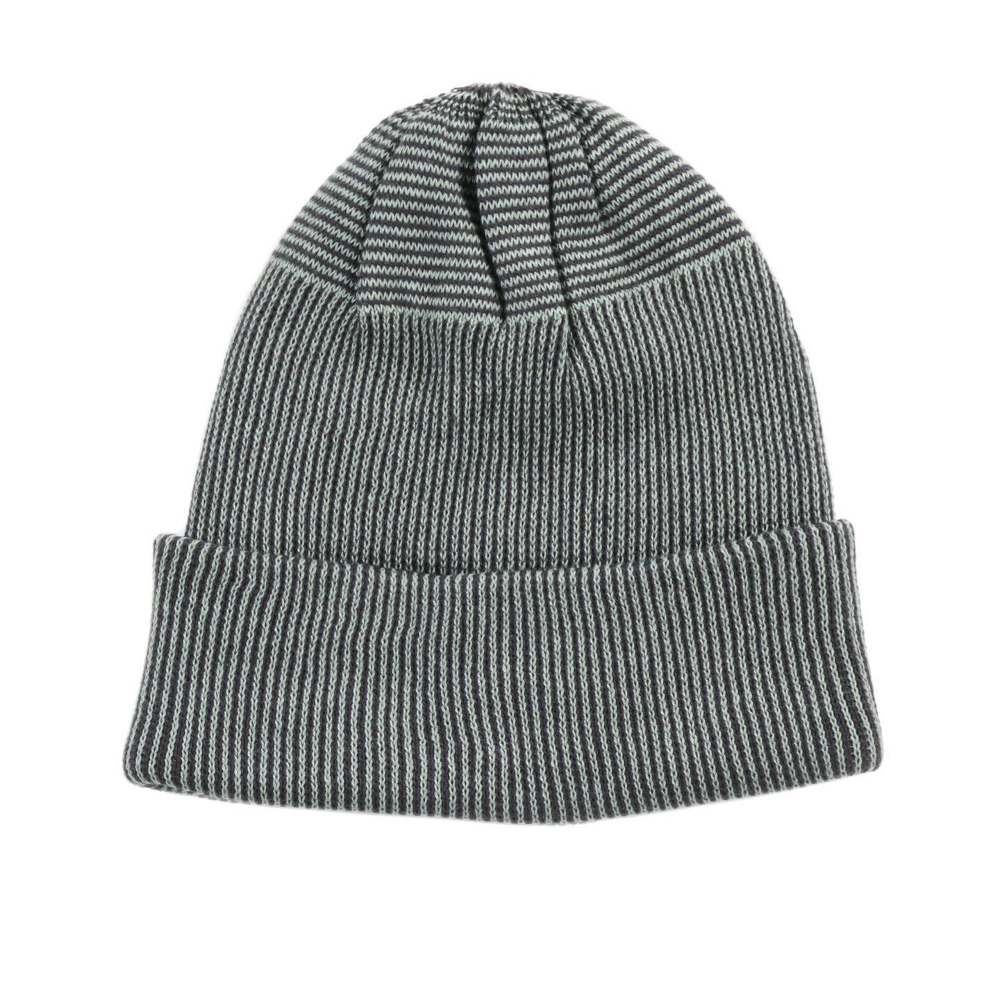 ROTOTO SUPER SOFT ACORN BEANIE SEA GREEN / CHARCOAL