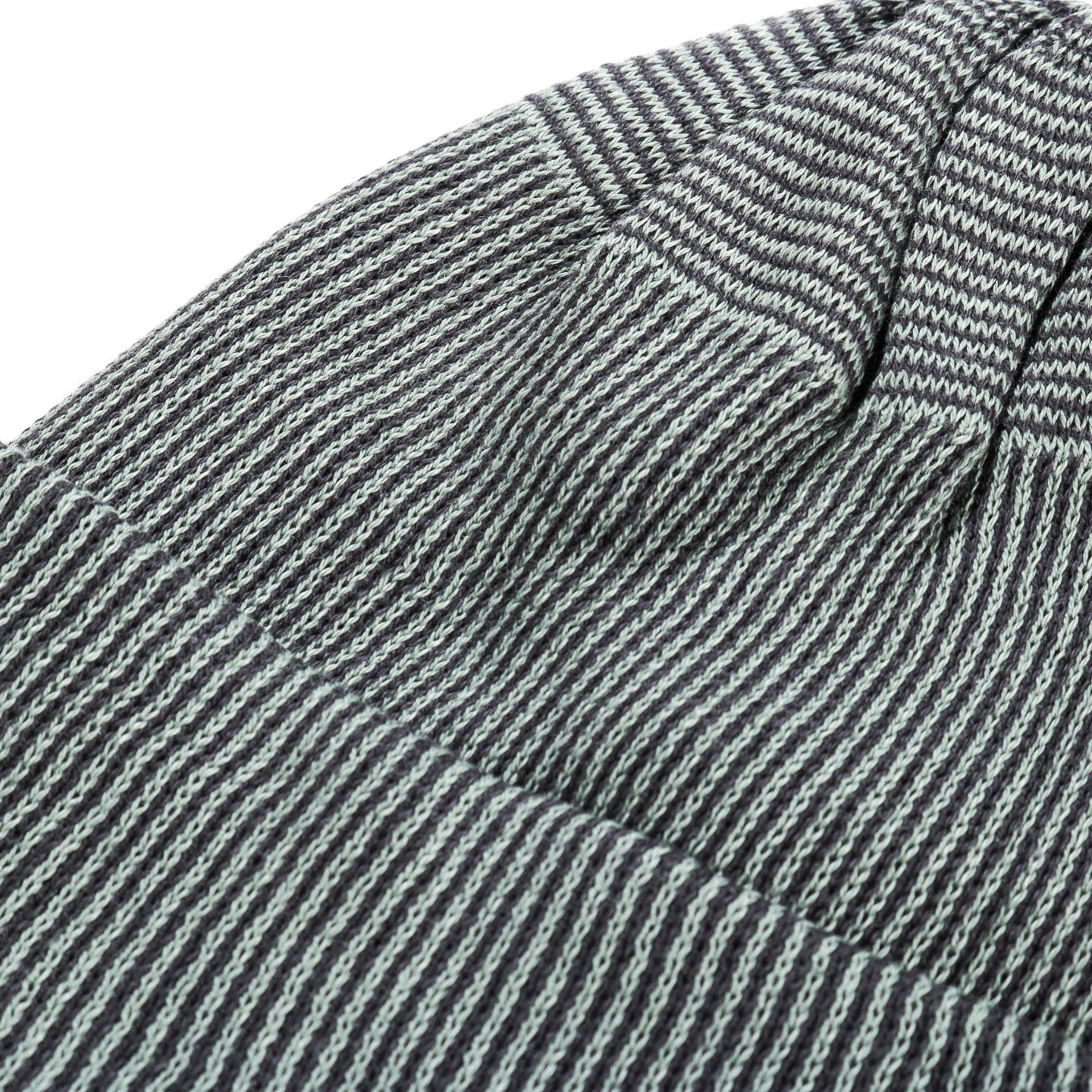 ROTOTO SUPER SOFT ACORN BEANIE SEA GREEN / CHARCOAL