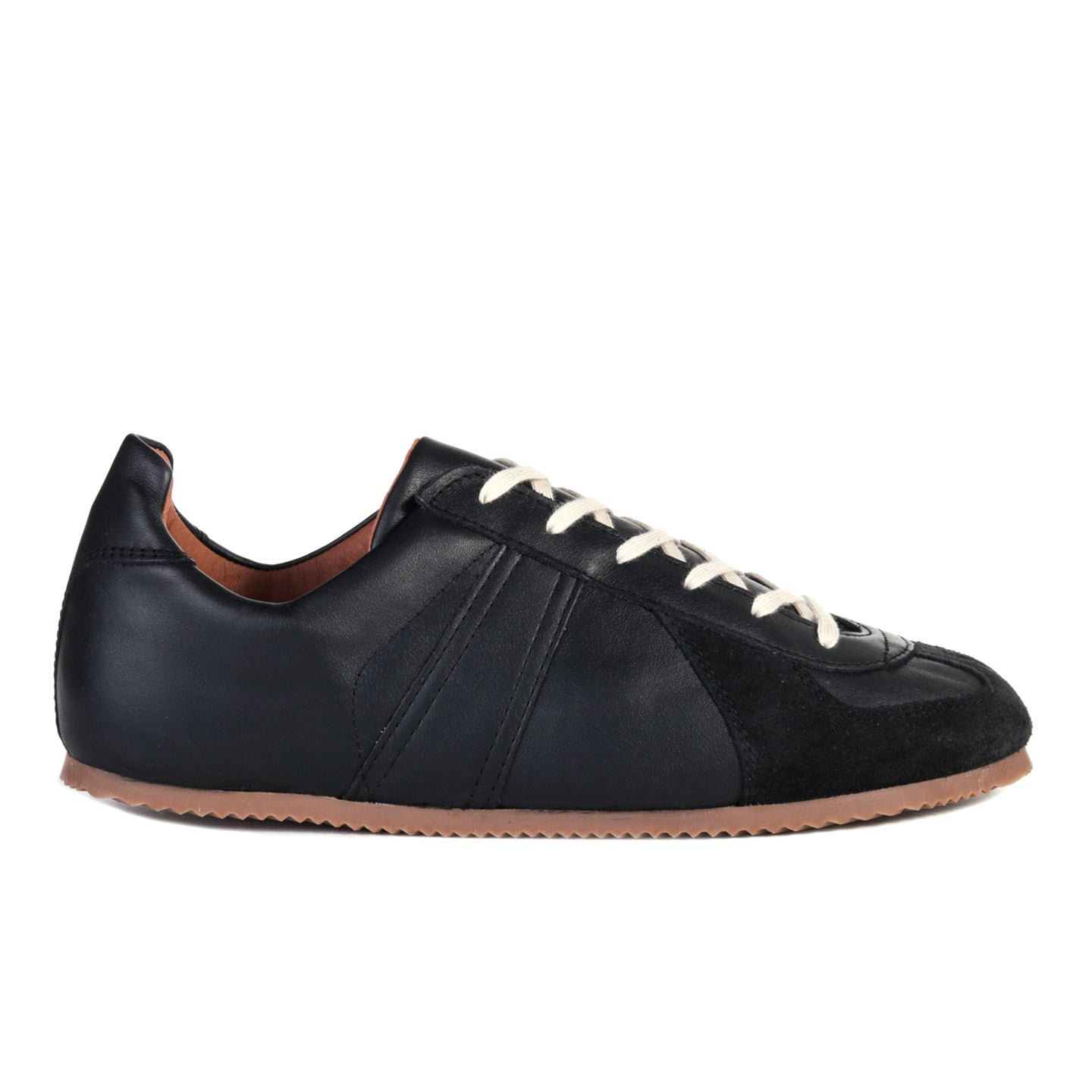 REPRODUCTION OF FOUND GERMAN MILITARY TRAINER BLACK