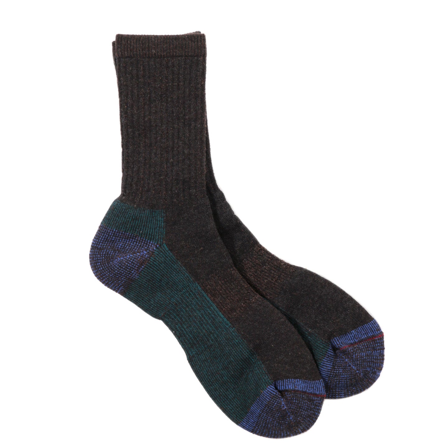 ROTOTO DOUBLE FACE MERINO PILE SOCKS D.BROWN