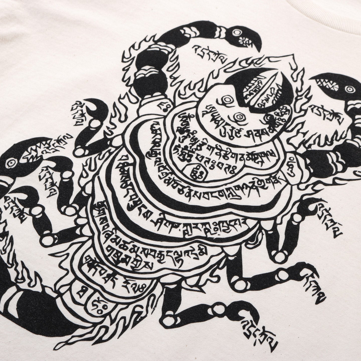 S.K. MANOR HILL SCORPION LS T-SHIRT NATURAL COTTON
