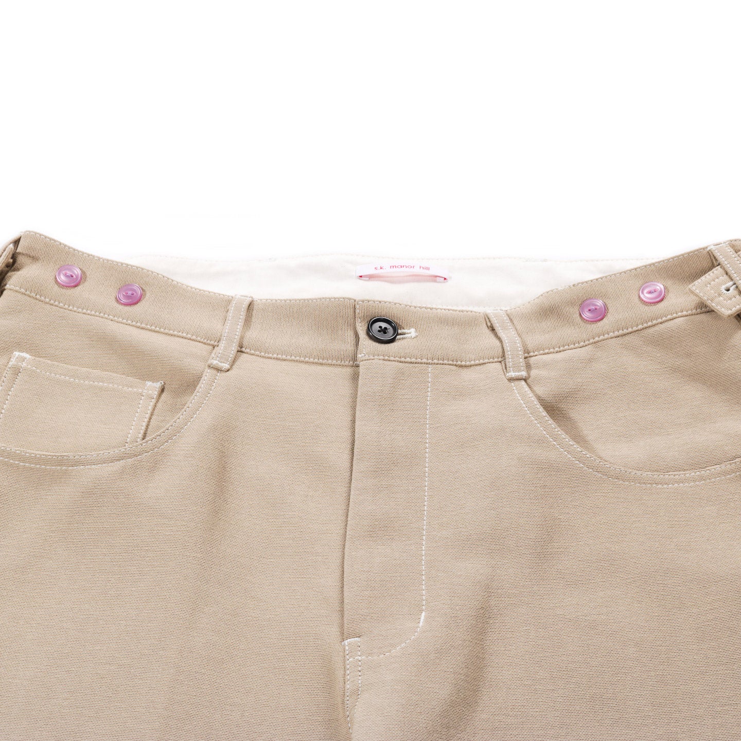 S.K. MANOR HILL RANCH PANT TAN BURLAP COTTON