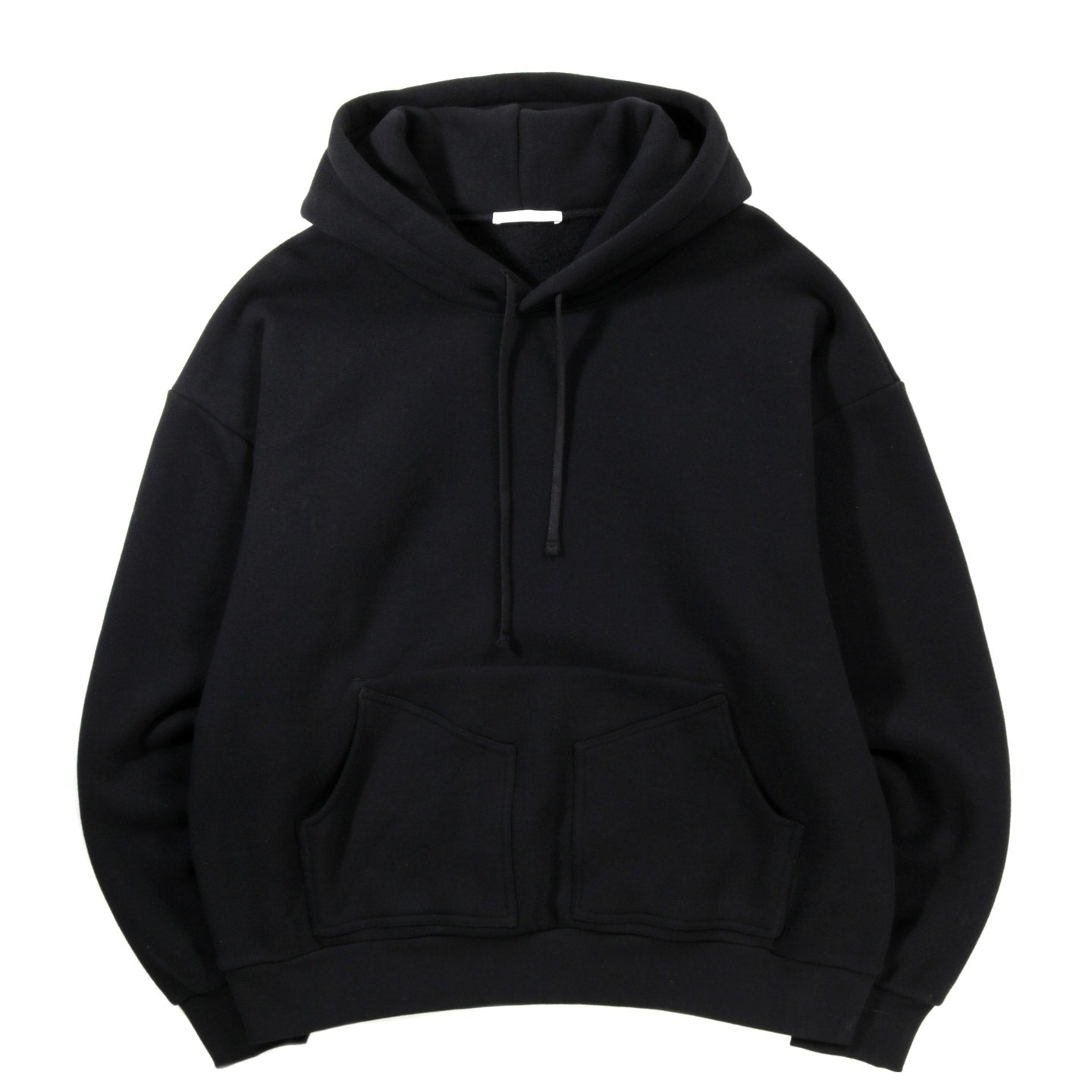 S.K. MANOR HILL REVERSIBLE EVERT HOODIE BLACK COTTON FLEECE