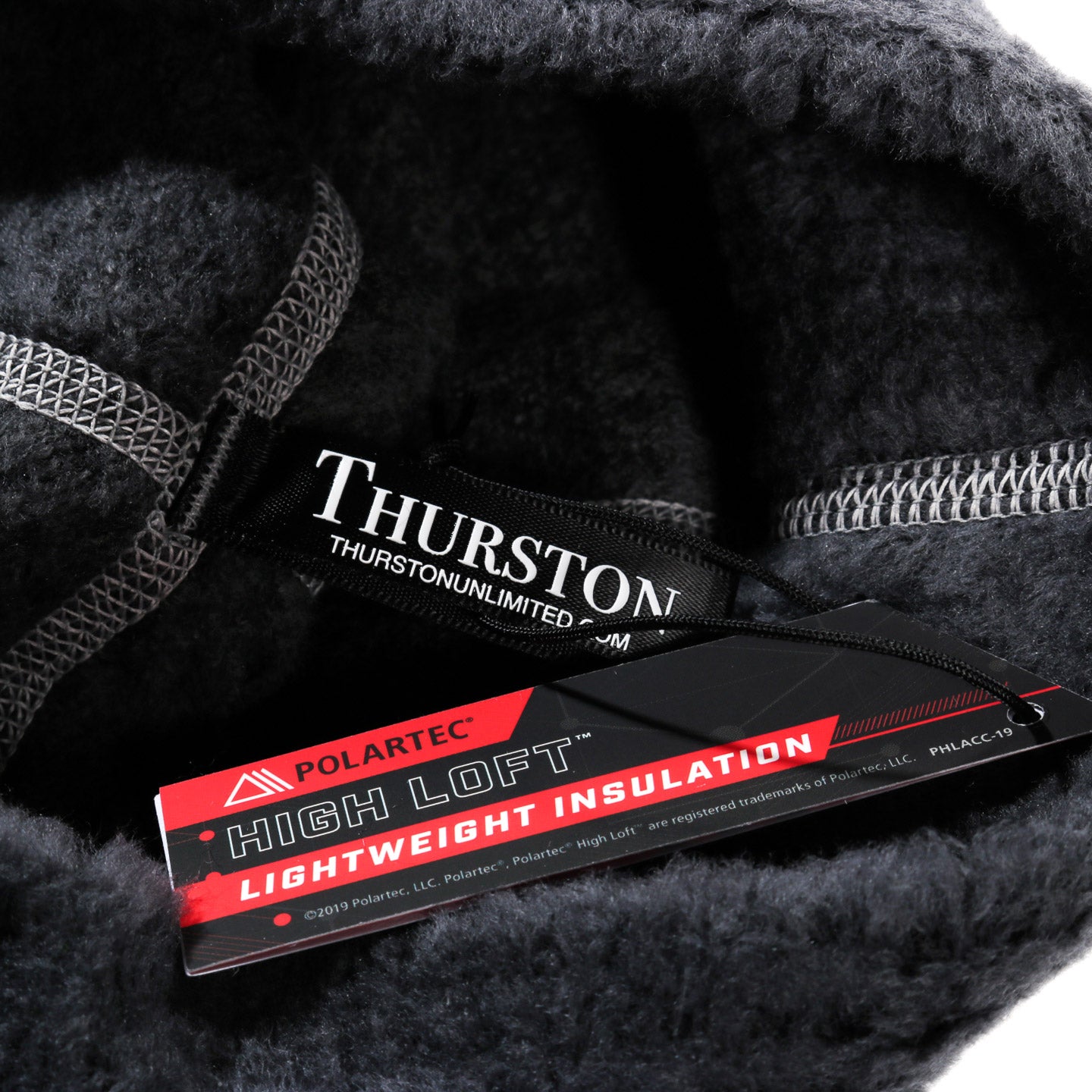 THURSTON HIGH LOFT WOOL BEANIE ANTHRACITE / GLACIER GREY