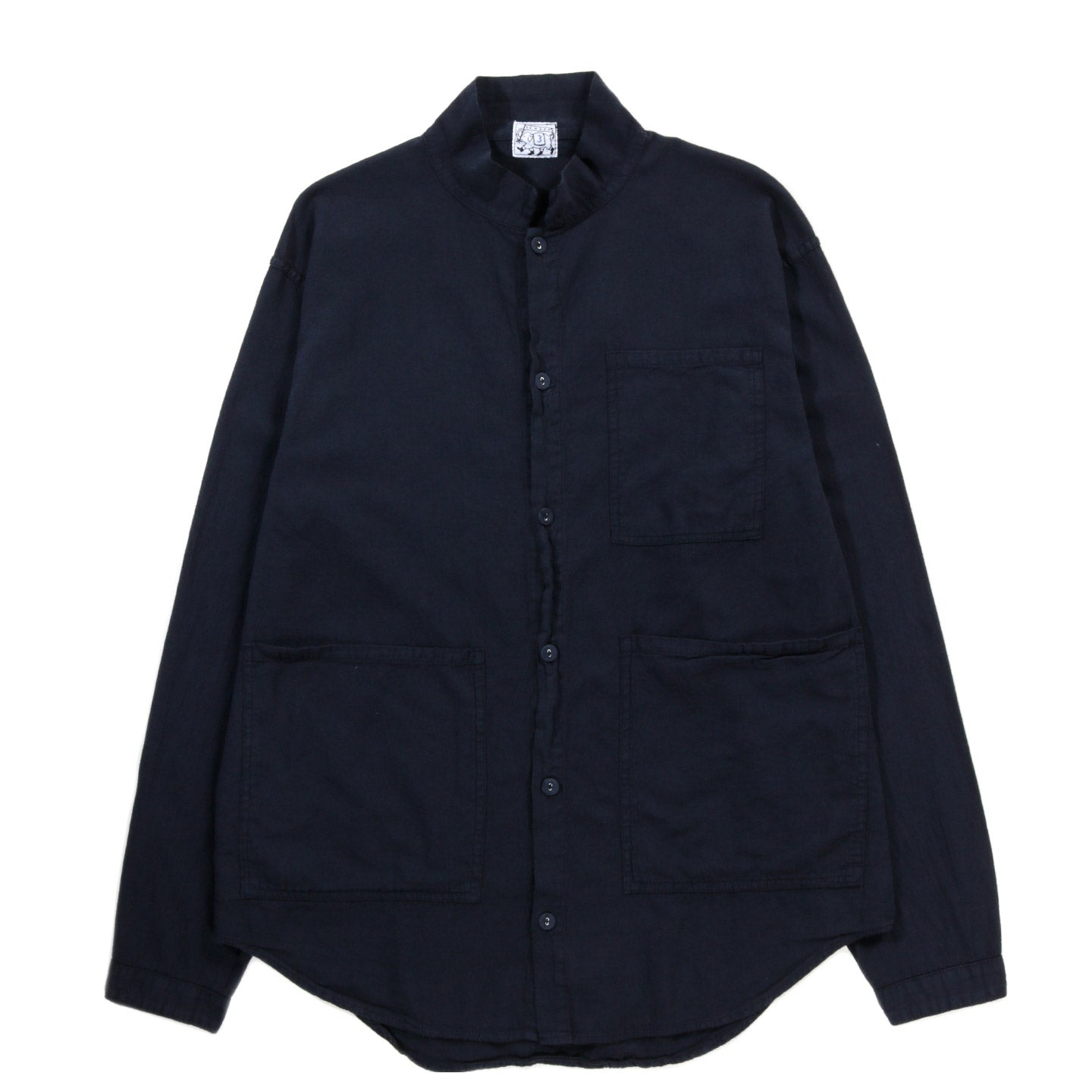 TENDER TYPE 457 FROCK SHIRT COTTON PYJAMA HADAL BLUE