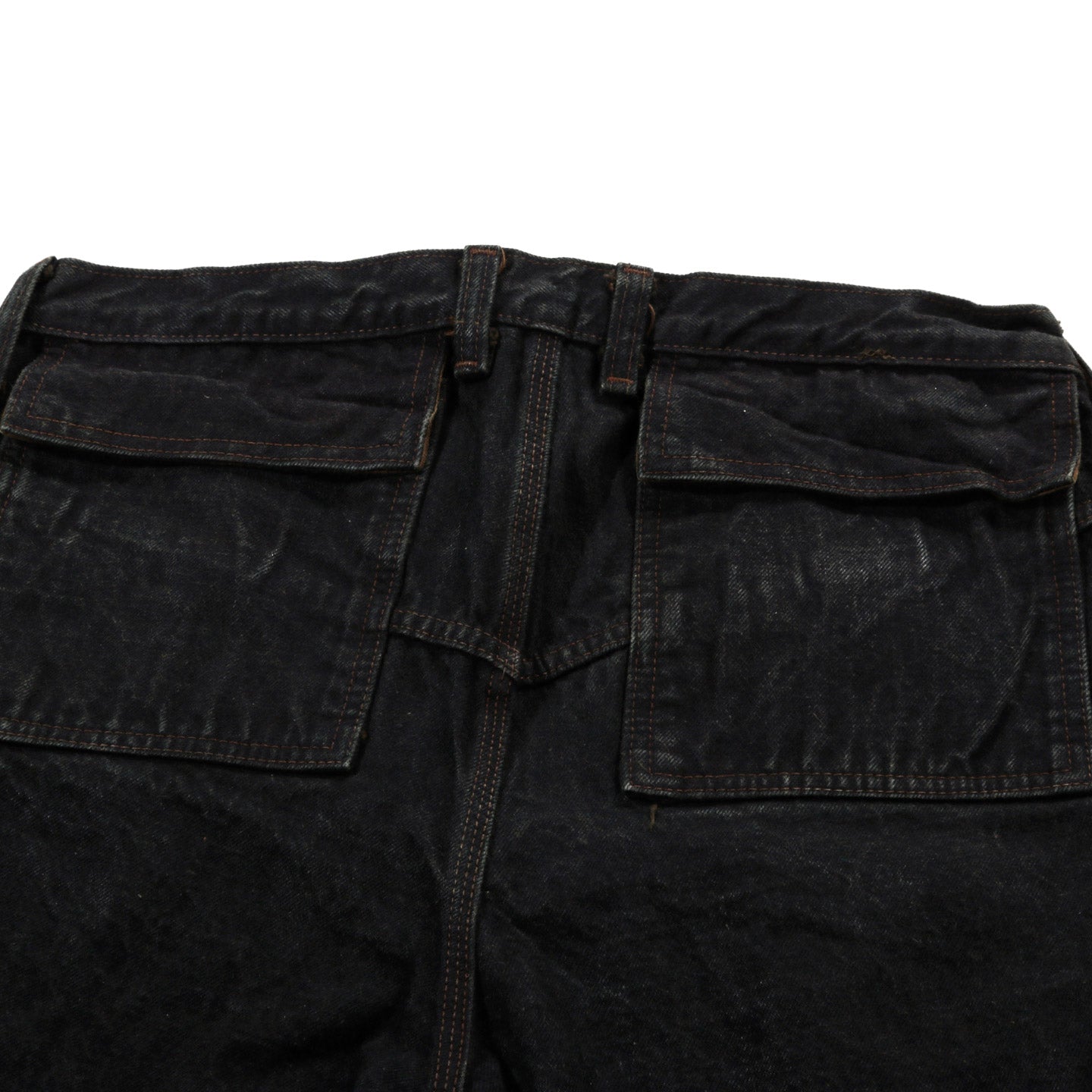TENDER TYPE 157 TROUSERMAKERS JEANS 16OZ SELVAGE DENIM BROWN HAT