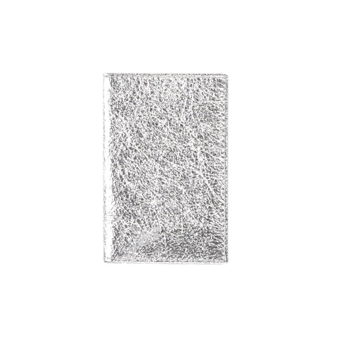 COMME DES GARCONS SA6400 GOLD LINE WALLET SILVER