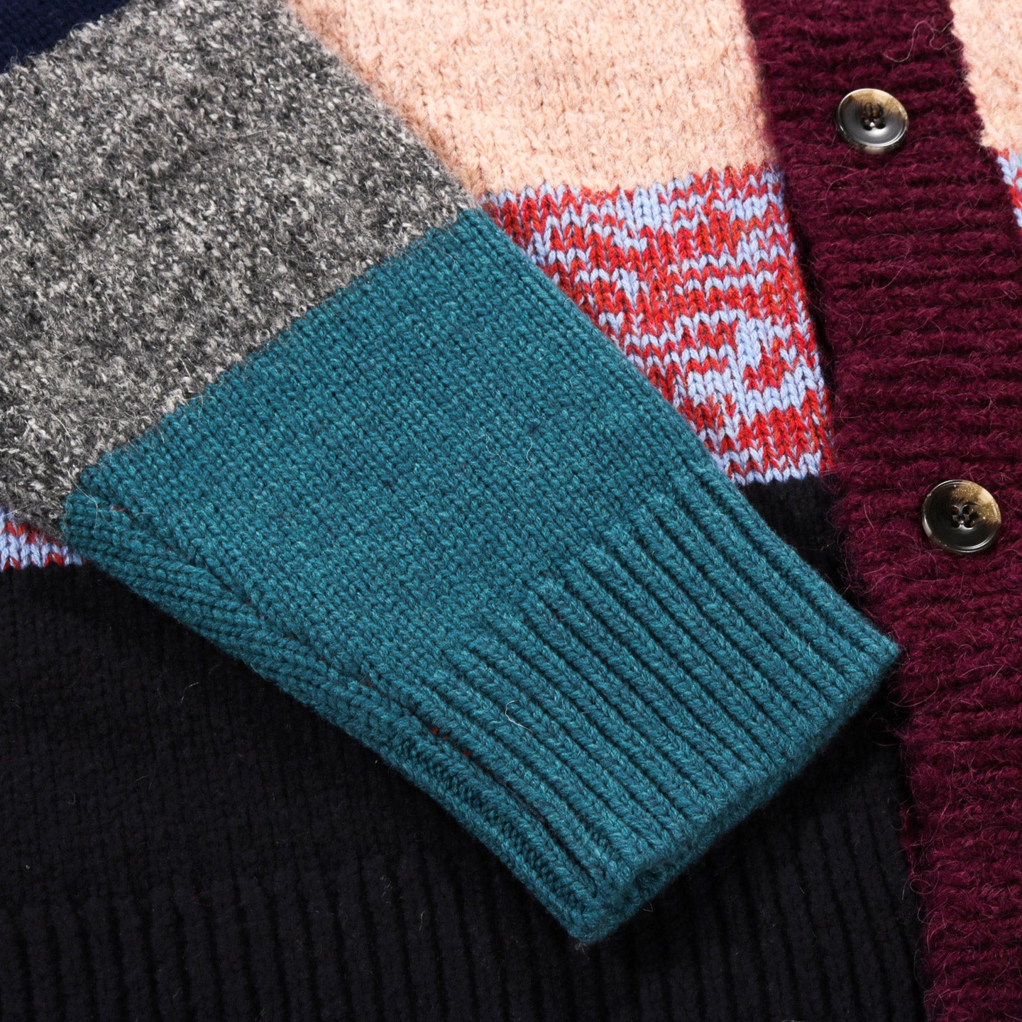 WASTE YARN PROJECT LARS CARDIGAN - S (A)