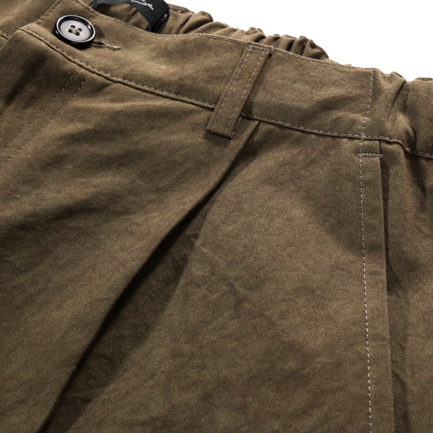 WANZE TROUSER DENSE WEAVE COTTON KHAKI