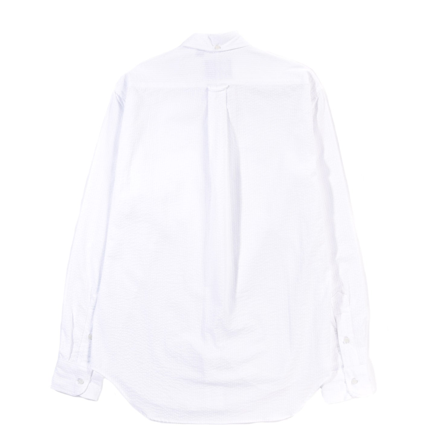 GITMAN VINTAGE BUTTON DOWN WHITE SEERSUCKER