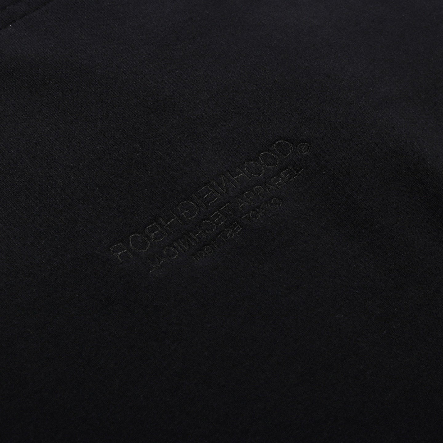 NEIGHBORHOOD KATHARINE HAMNETT LOGO CREW SWEATSHIRT BLACK