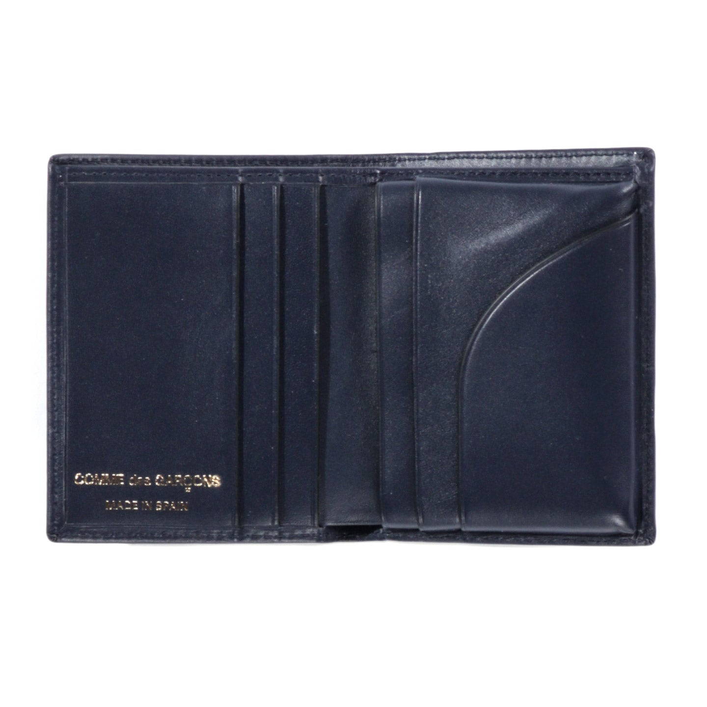 COMME DES GARCONS SA0641 CLASSIC LEATHER WALLET NAVY