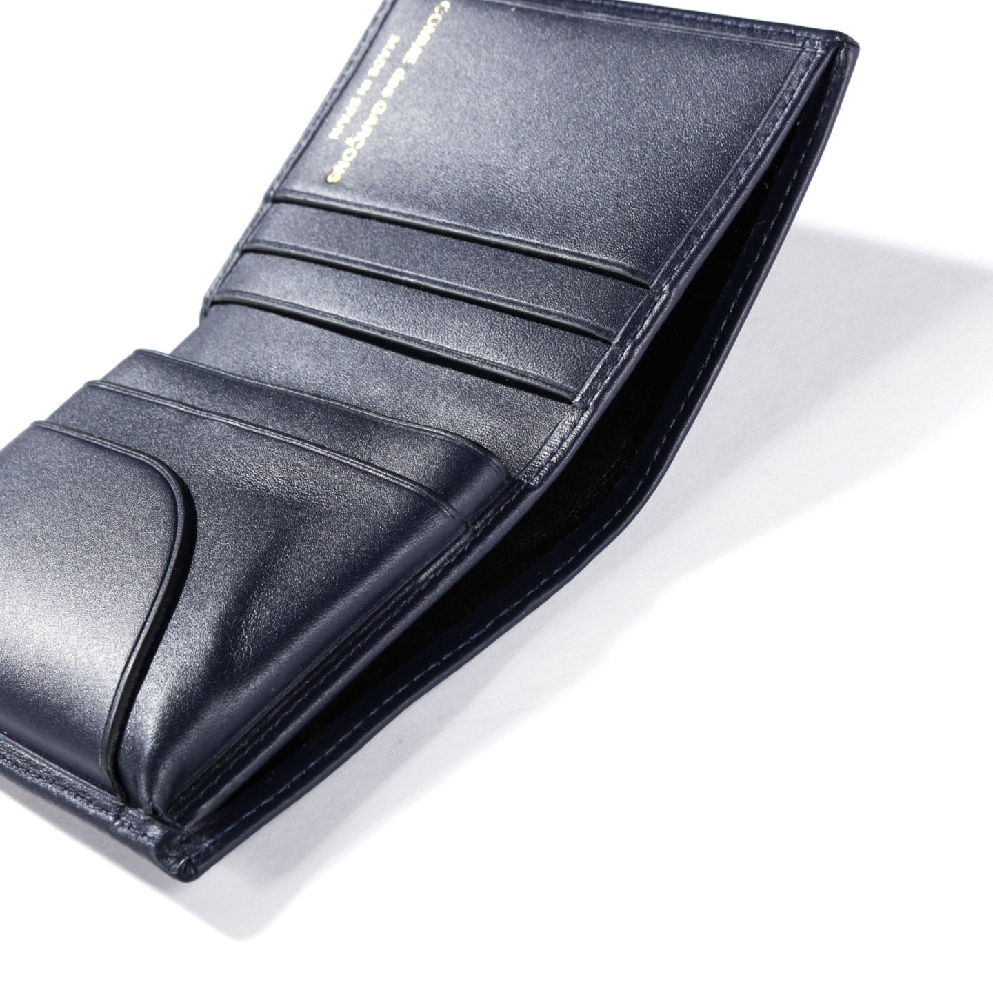COMME DES GARCONS SA0641 CLASSIC LEATHER WALLET NAVY